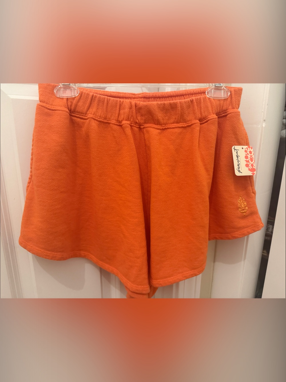 FP Movement by Free People Orange Pull-On Skort Shorts